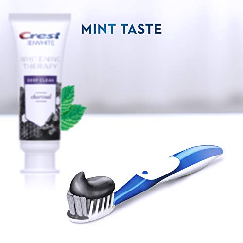 Crest, 3D White Whitening Therapy Deep Clean Toothpaste Invigorating Oz 79353, Mint, Charcoal, 4.1 Ounce #TOP4