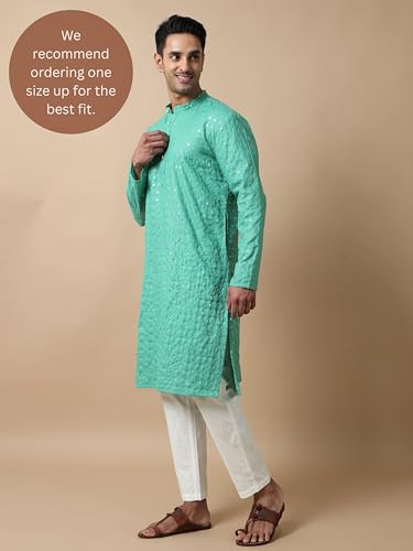 Filori Studio - Men's Sequins Embroidered Long Kurta (Kurta Only)2