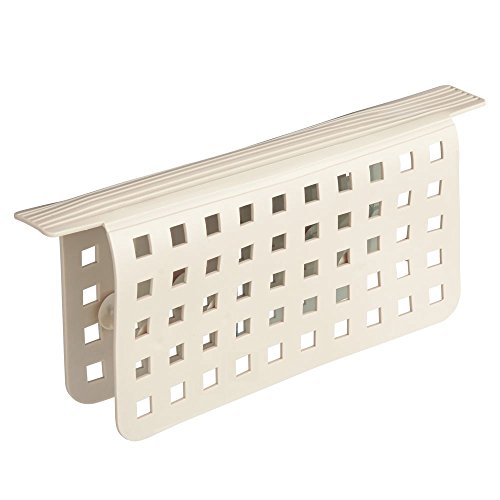 iDesign Euro Plastic Sink Saddle, Kitchen Glassware Protector for Pots, Pans, Dishes, 11