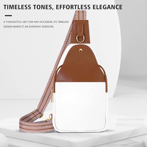 Image of Lizznoe Personalized Crossbody Bag for Women Leather Sling Bags with Initial Letter Chest Bag for Travel, Gift for Mom Wife
