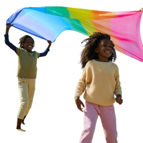 Sarah's Silks Giant Playsilk Rainbow Silk Toy