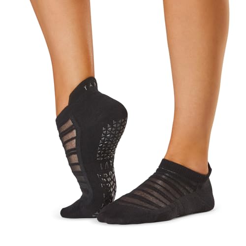 TAVI NOIR Women’s Savvy Non-Slip Socks - Grip Barre, Dance, Pilates, Yoga Socks, Large, Breeze