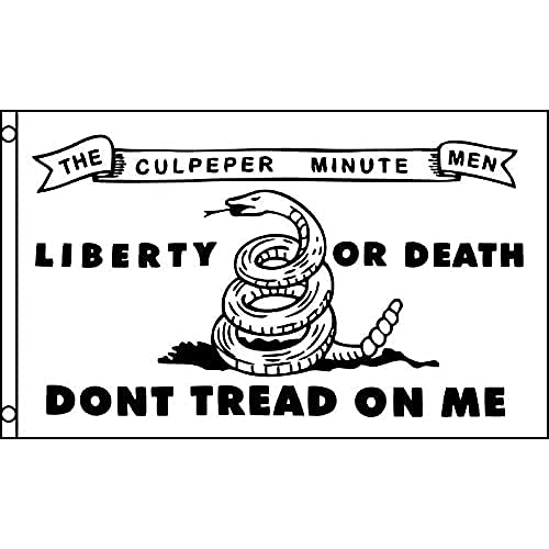 AZ FLAG, Culpeper Minutemen Don'T Tread On Me Flag, 3x5 Ft, 100D Polyester Gadsden Banner with Two Metal Grommets