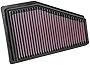 K&N Engine Air Filter: Increase Power & Towing, Washable, Premium, Replacement Air Filter: Compatible with 2019 (Jeep Cherokee, 3.2L V6 and 2.4L L4), 33-5089