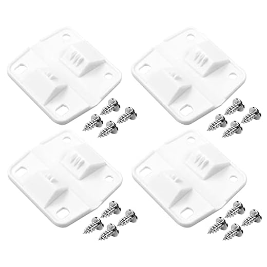 Cooler Hinges and Screws Set, Replacement Plastic Hinges & Screws, 4 Pack.