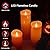 Softflame Christmas Decor Flameless LED Candles with Remote Control, 3"x 7"Battery Operated Pillar Real Wax with Timer for Christmas Decorations, Pumpkin Orange Candle
