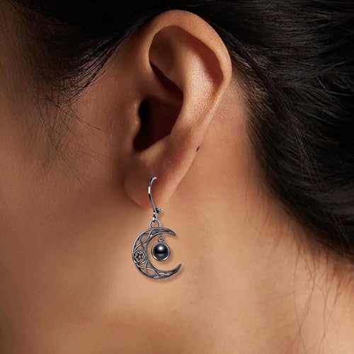 Gothic Moon Earrings Moon Dangle Earrings Jewelry Moon Gifts for Women2