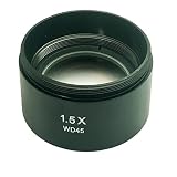 Mikroskop WD45 1,5X trójokularowy mikroskop stereoskopowy pomocniczy obiektyw obiektywowy gwint 48 mm