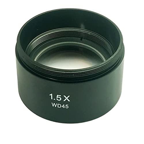 Mikroskop WD45 1,5X trójokularowy mikroskop stereoskopowy pomocniczy obiektyw obiektywowy gwint 48 mm