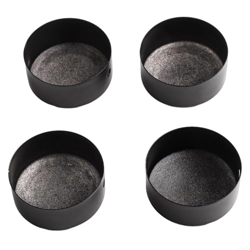 Stainless Steel Handrail End Cap for 45mm 50mm Round Stair Tread Fitting, Rust Resistant Rail for Edge Protector Cover with Smooth Finish, for Easy Install No Tools Needed, 4 Pack(50mm)