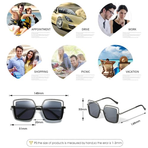 Women's Sunglasses Alloy Sunglasses Sunshade Women's Fashion Glasses UV4004