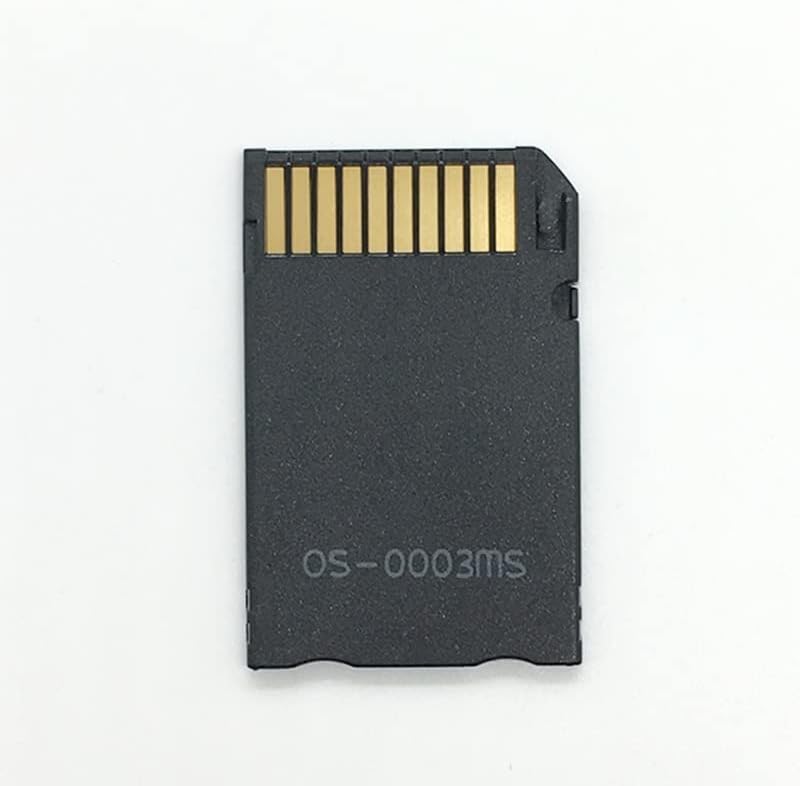 YANHAO [Video Game Parts] 1Pcs SD TF to Memory Stick MS Pro Duo for PSP 1000 2000 3000 Card Dual 2 Slot Adapter Converter [Replace] (Color : White Dual Card Slot)