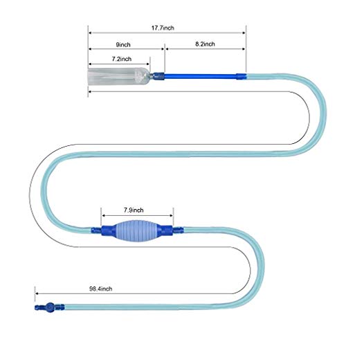 Fish Tank sifone e pulitore della ghiaia, sifone