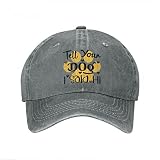 Casquette de Baseball Dites à Votre Chien Que j’AI Dit Bonjour Chapeau Sandwich Casquette Sportive Confortable Chapeau de Soleil Classique pour Camping Voyage Football Cadeau Sportif