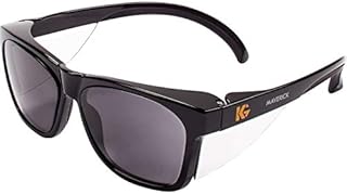 KLEENGUARD KCC49311, Maverick Safety Eyewear, 1 / Each, Smoke Gray Body,Smoke Lens,Black Frame