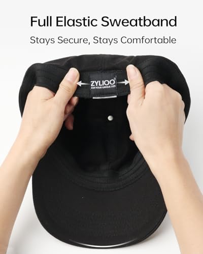 Gorra de béisbol XXL para hombre con respaldo cerrado miniatura 4
