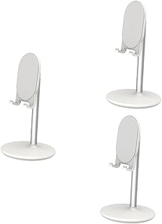 UKCOCO 3 Peças Suporte Para Celular Suporte Para Celular Suporte Ajustável Para Celular Suporte Para Clipe Para Tablet Suporte Para Celular Suporte Para Almofada Simples Portátil Liga De