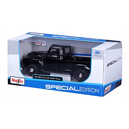 Maisto Tech Chevrolet 3100 Pickup Negro 1:25 miniatura 4