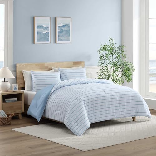 Nautica - Queen Size Comforter Set, Reversible & Soft Bedding