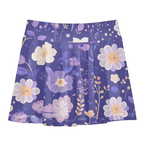 Athletic Skirts for Girls with Shorts Flowy Skort for Little Girl Pleated Skirt for Kids with Pockets2