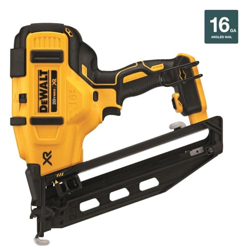 DEWALT 20V MAX* Finish Nailer, Angled, 16GA, Tool Only (DCN660B)