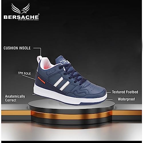 Bersache Lightweight Sports Shoes Sole | Comfortable Outdoor, Casual, Walking, Gym, Training, Trekking and Hiking Shoes for Men