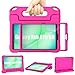 Samsung Galaxy Tab A11/A9 Case Kids 8.7 inch 2025/2023, TrendGate Lightweight Shockproof Samsung A11/A9 Tablet Case Built-in Screen Protector and Handle Stand for Galaxy Tab A11/A9/A7 Lite 8.7" - Pink