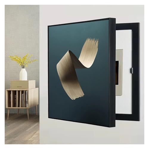 Boîte à fusibles et décoration murale : cache-compteur rabattable design