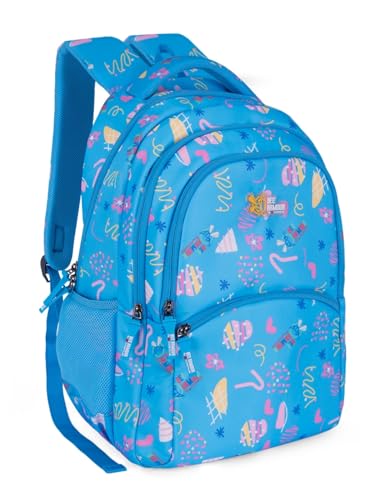 Image of Lyra Sweet Treats 37L School Backpack - Ice Cream & Candy Fun Edition | For Kids (Girls & Boys)
