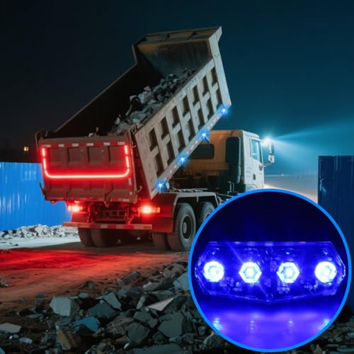 Alarma automotriz solar intermitente con tecnología de destello LED autónomo 2