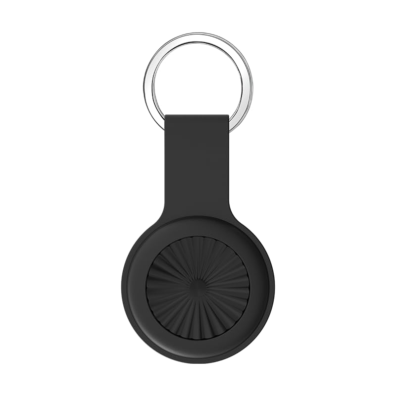 Smart Tracker Tag with Keychai, Global Locator Tracking Device for Samsung, Android and iOS. Item Finder for Keys, Wallet, Luggage, Bags and More (Black)-image-39
