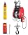 NEWTRY Electric Hoist Winch Lift 770lb, Brushless Motor|2 Adjustable Speed|Wire Remote Control & Wireless Remote Control Power Electric Hoists for Garage, Workshop