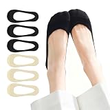 FooGuila No Show Socks Womens For Flats, Seamless Footies No See Invisible Low Cut Liner Socks, Non Slip Thin Ultra Hidden Boat For Loafers Sneakers Heels,Size 8-12