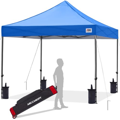 Image of ABCCANOPY Patio Pop Up Canopy Tent 8x8 Commercial-Series (Blue)