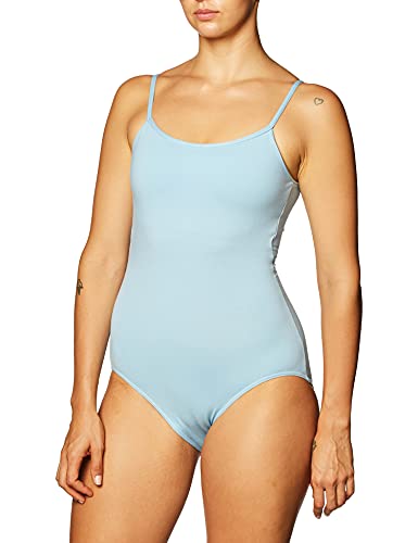 Capezio womens Camisole With Adjustable Straps athletic leotards, Light Blue, X-Small US