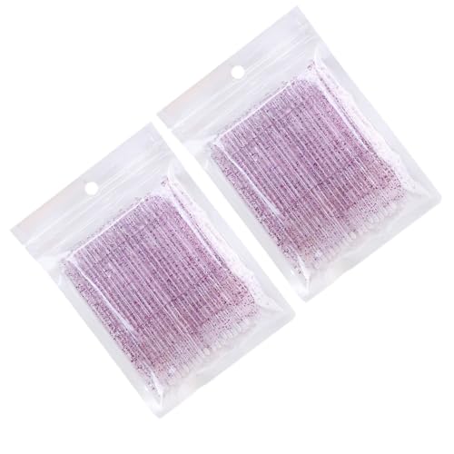 TOVINANNA Eyelash Cleaning Brush 200pcs Eyelash Grafting Tools Makeup Cleaning Swabs Kit