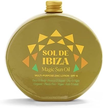 Magic Sun Oil SPF15 Sol de Ibiza - All Purpose Zinc Lotion - Dail...