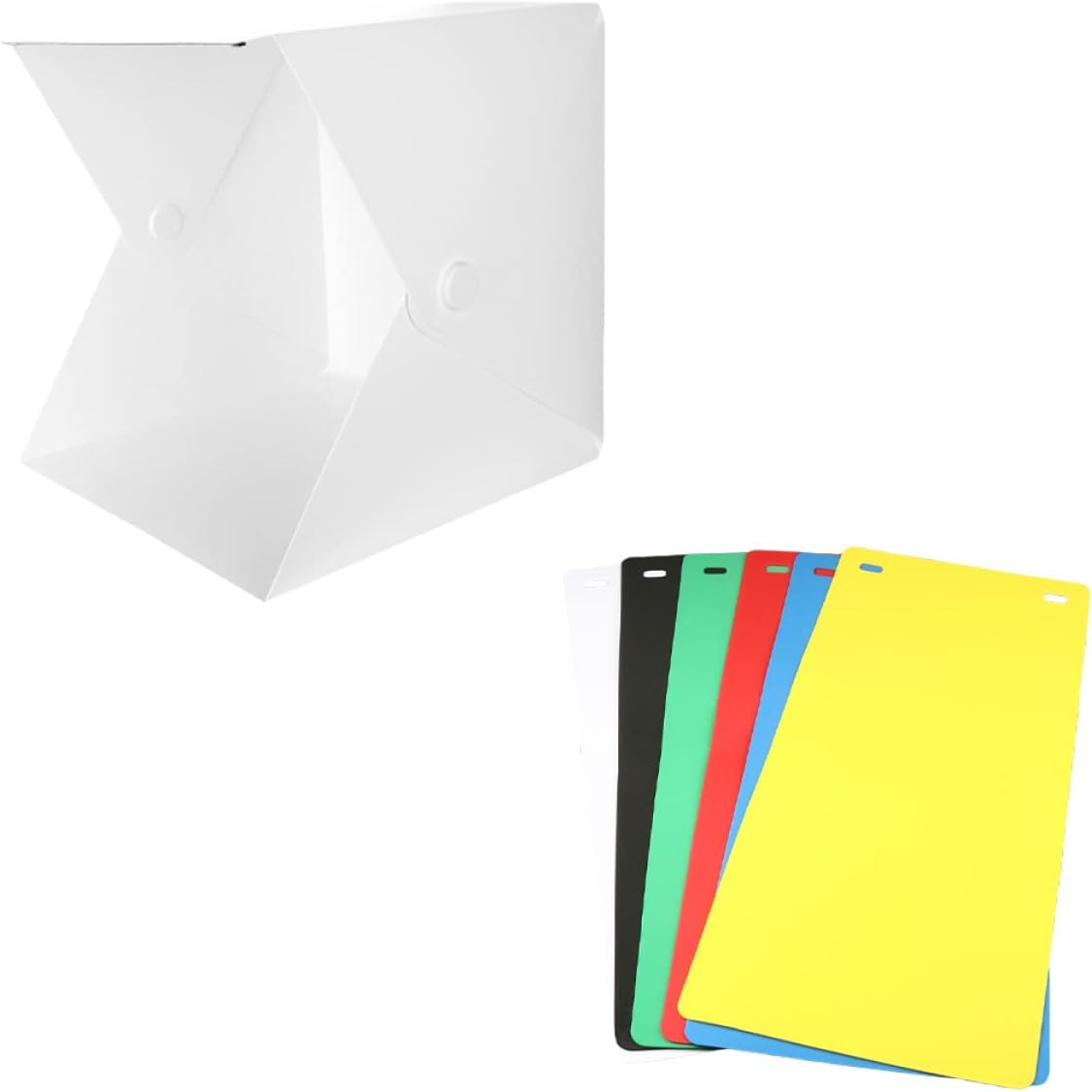 1set Portable Led Photography Color Backgrounds Mini Folding Cube Tent for Product Photography USB Powered for Items Like Toys and Watches