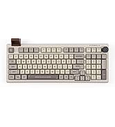 EPOMAKER RT100 97 Keys Gasket BT5.0/2.4G/USB-C Mechanical Gaming Keyboard with Customizable Displ...
