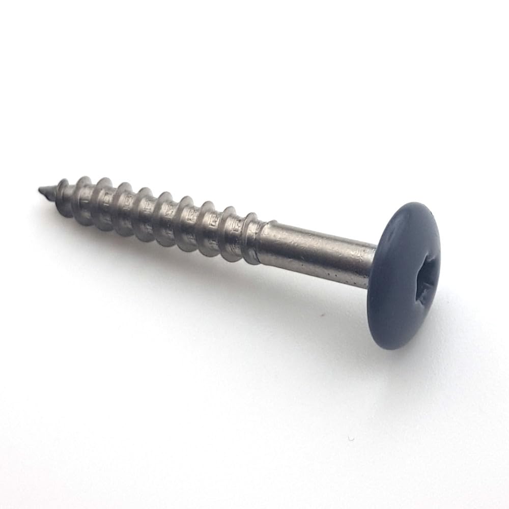 Vis pour panneaux de façade 4,8x25 mm RAL 7016 gris anthracite Inox A2 par 200