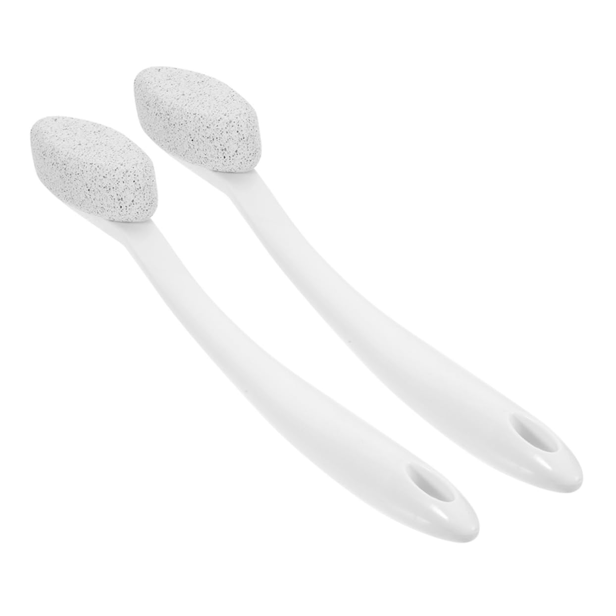 SHERCHPRY 2 Pezzi Raspa per Piedi Manico, Pietra Pomice Portatile in Abs, Esfoliante per Talloni e Calli, per Tutti i Tipi di Pelle