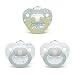 NUK Orthodontic Pacifier Value Pack, Boy, 0-6 Months (Pack of 3)