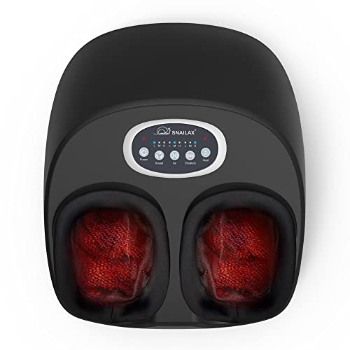 Snailax Shiatsu Foot Massager with Heat, FSA Eligible, Kneading, Compression, Vibration, Feet...