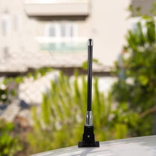 Antena para coche para evitar caídas con ajuste seguro en capó negro 7