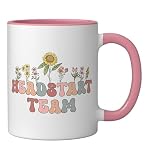 Groovy Headstart Team Appreciation Week to back school Ceramic Mug, Pink/White