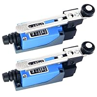 2PCS Endschalter Me-8108 Rollenschwenkhebel 1nc-1no Wasserdichter Endschalter 250v, Rollenhebelarm-Endschalter Für Elektrische Steuerungen in Mechanik, Automatisierung Und Industrie