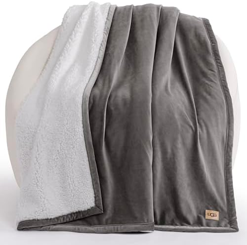 UGG Bliss Throw Blanket Plush Soft Fleece Fluffy Blankets for Bed...