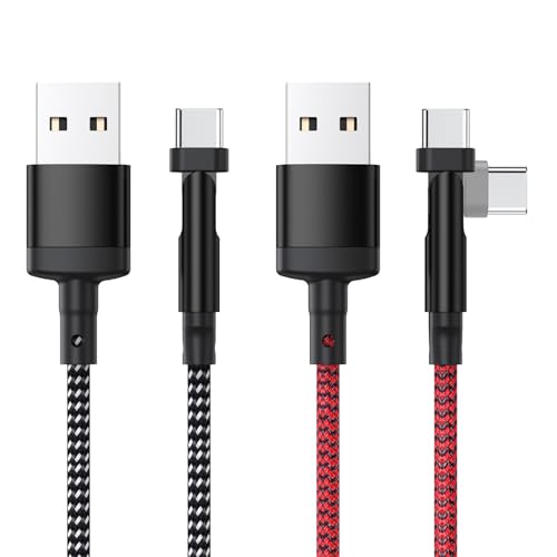 2Pack 10FT Charger Charging Cable for PS5/Xbox Series X/S Controller/Sw Itch Console, 180° Rotation Nylon Braided USB C Charging Cord Accessories for PlayStation 5/Sw Itch/Xbox Series X