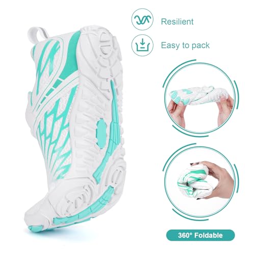 Hike Barefoot Shoes Women Men Non-Slip Healthy Barefoot Shoes Womens Mens Breathable Fashion Trail Rnning Hiking Shoe Womens Mens Wide Toe Zero Drop Shoe 5