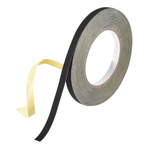 Image of MECCANIXITY Insulating Acetate Roll Cloth Adhesive Tape, 0.4in x 98ft Black Electrical Heat Resistant Fabric Tape for Laptop Electric Automotive Guitar Repair Wire Harness